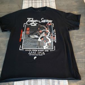 Men's graphic t-shirt Japanese inspired size Large